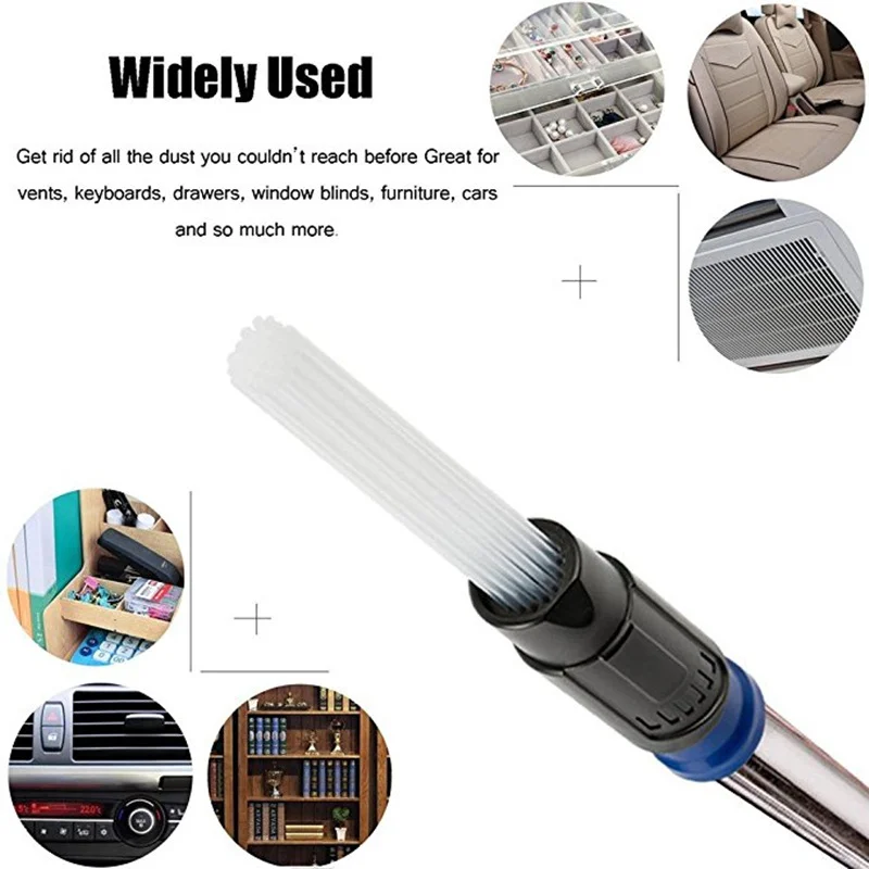 Multi-functional Straw Tube Brush Cleaner Dirt Remover Portable Universal Vacuum Attachment Tools Dusty Brush Cleaning Tool