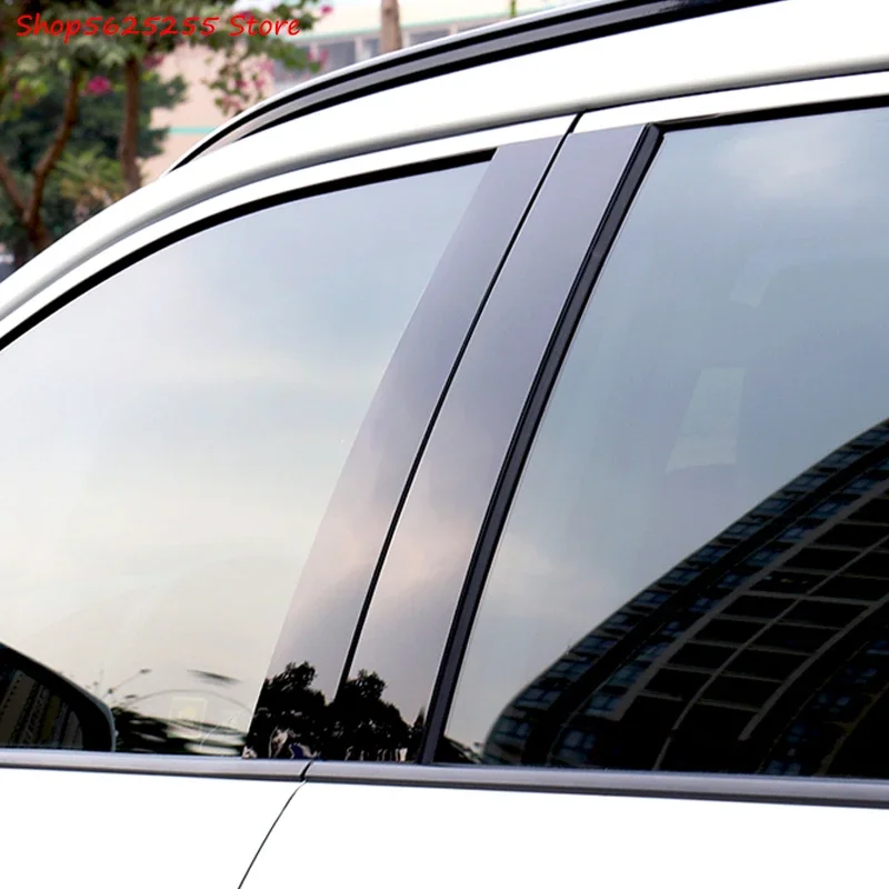 المركزية C-عمود مشرق قطاع الديكور لجيلي LYNK & CO 08 2023 2024 2025 اكسسوارات نافذة السيارة عمود غطاء الكسوة ملصق