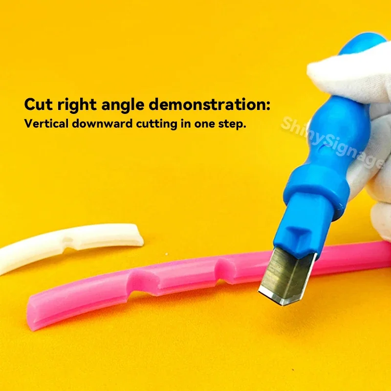 LED Neon Light Split Silicone Strip Cutting Tool Right Round Right Angle Arc Cutter Hand Tool Carving Knife Accessories Tool