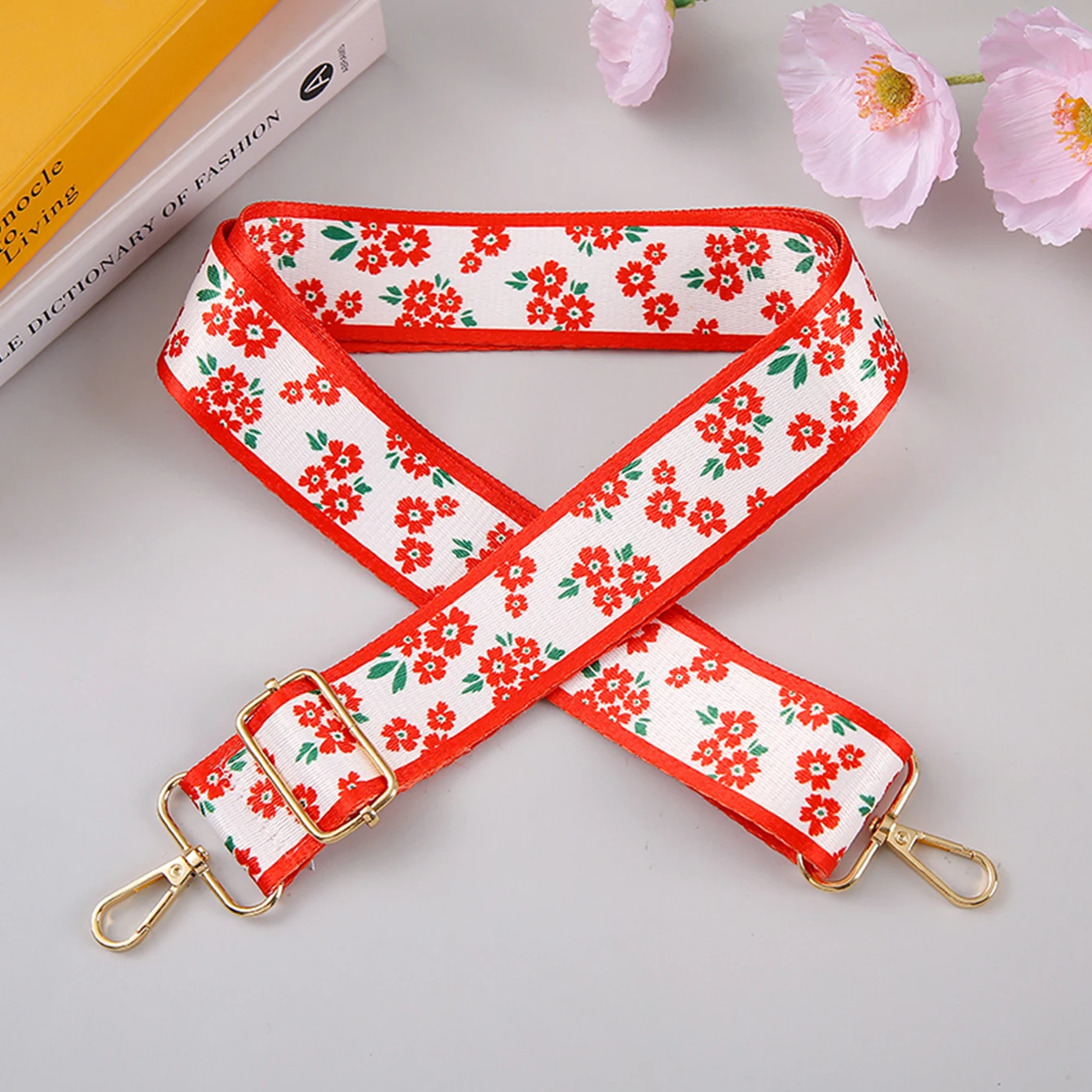 Fashionable And Minimalist Shoulder Strap Print Adjustable Bag Strap Luggage Replaceable Travel Accessories