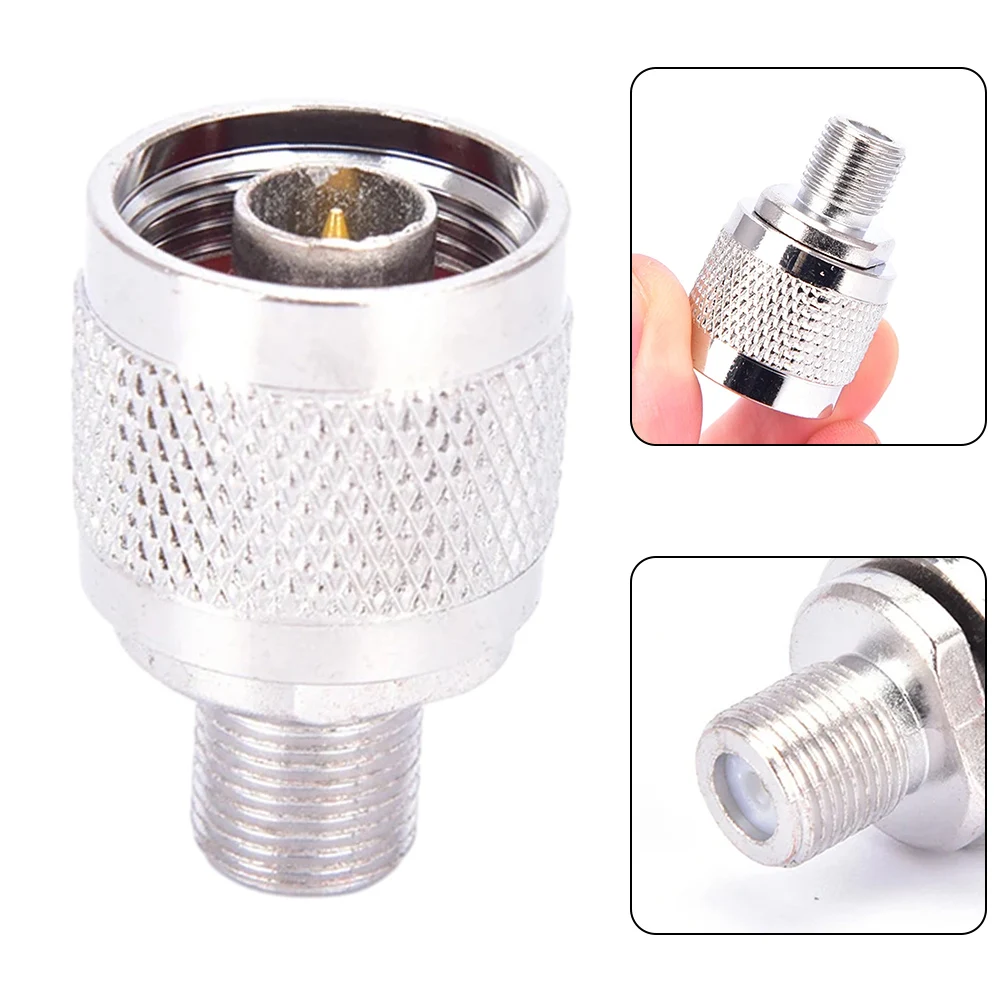 Adapter F Female Adapter Male Pin N Male Plug RF Connector Signal To F Female In Line With Specifications Item