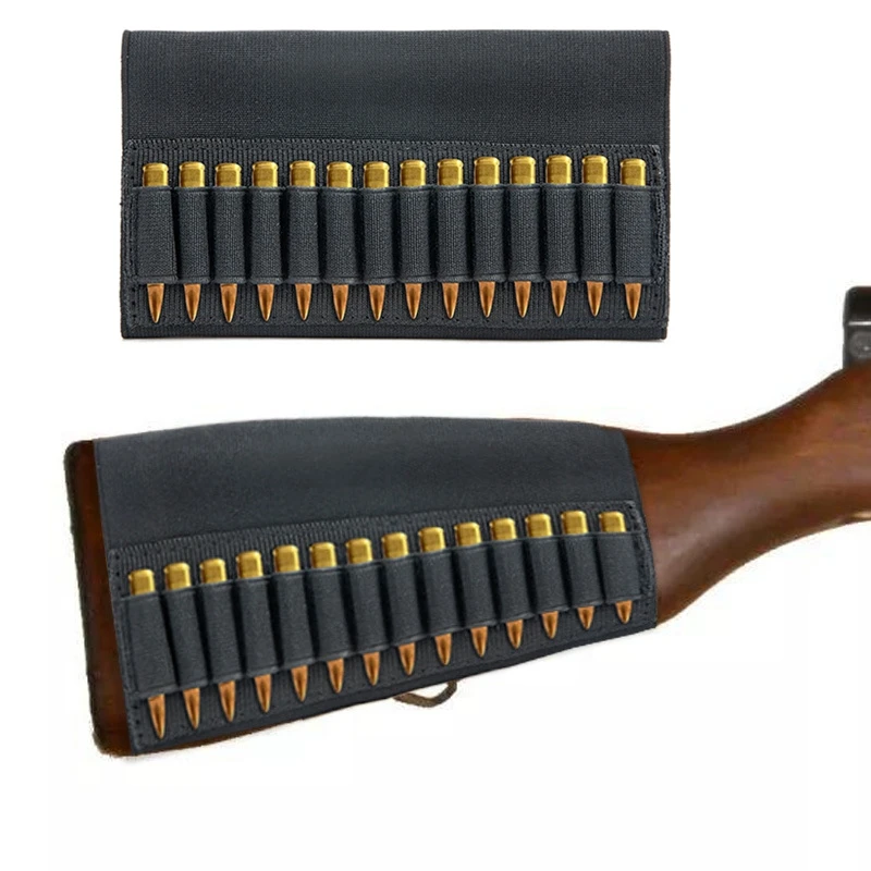 

14 Round Ammo Holder Cartridge Shot Gun Shell Magazine for 5.56mm .22/.223.204 Gun Shell Holders Hunting Butt Holder