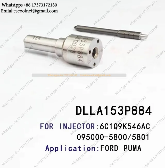 Common Rail Nozzle DLLA153P884 093400-8840 Diesel Injection Spray For Ford Transit 095000-5800 6C1Q-9K546-AC