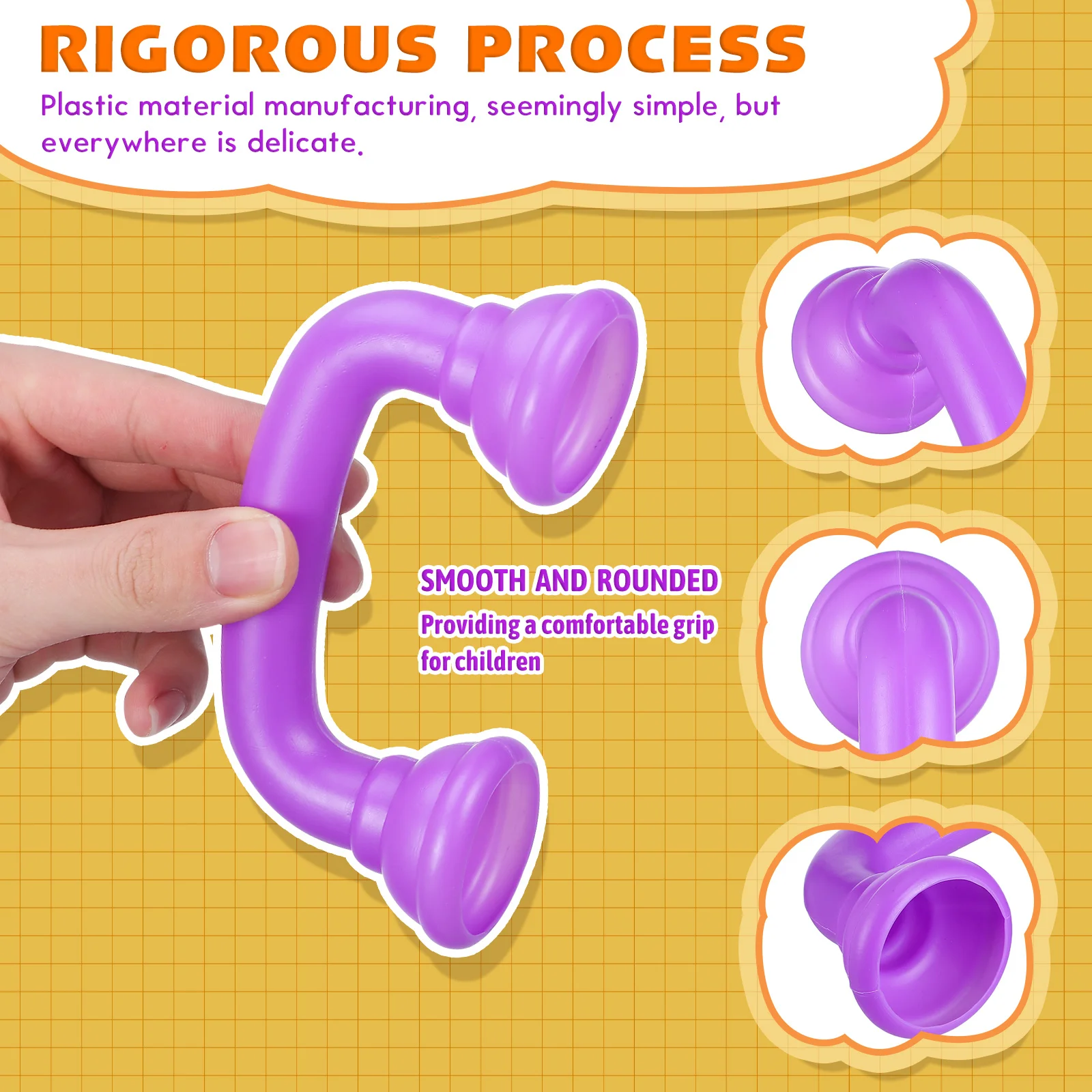 10 Stück pädagogische Flüstertelefone für Kinder, bunte Sprachkorrektur, Klassenzimmer, Lesen, Lernspielzeug für die frühe Bildung