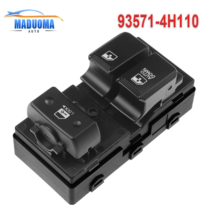 New 93571-4H110 935714H110 93571-4H300 11 Pins Front Left Window Master Switch For 2007- 2016 Hyundai H1 Starex i800 Grand iMax