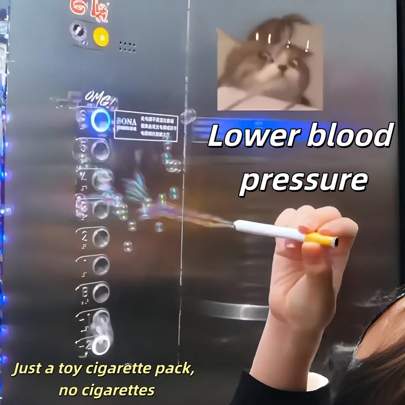 

2026 Cigarette Bubble Maker Wand Stress Relief Toy for Kids Adults Party Favors Photo Booth Props Gift