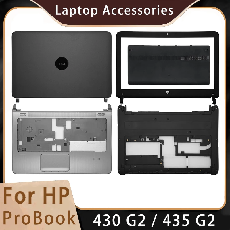 

New For HP ProBook 430 G2 / 435 G2;Replacemen Laptop Accessories Lcd Back Cover/Palmrest/Bottom With LOGO