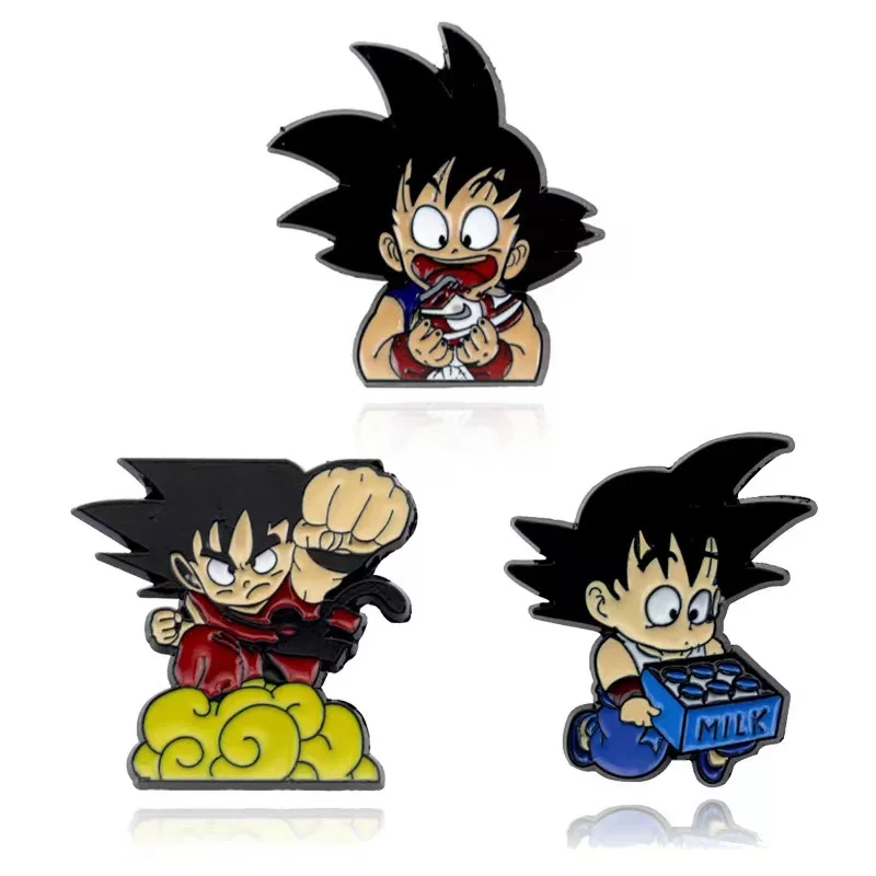 Dragon Ball Manga Enamel Pin Brooch Cool Lapel Pins For Backpacks Christmas Gift Brooch Pines Fashion Jewelry Accessories