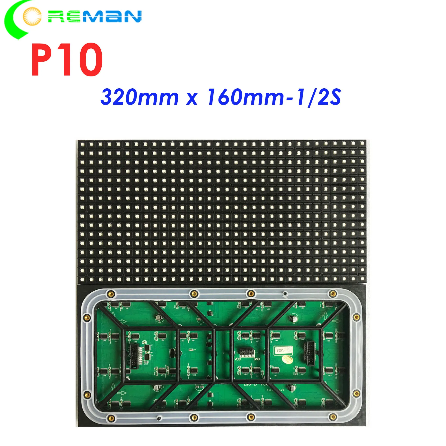 

High brightness 7000nit P10 outdoor led module rgb full color 320x160mm SMD3535 led module