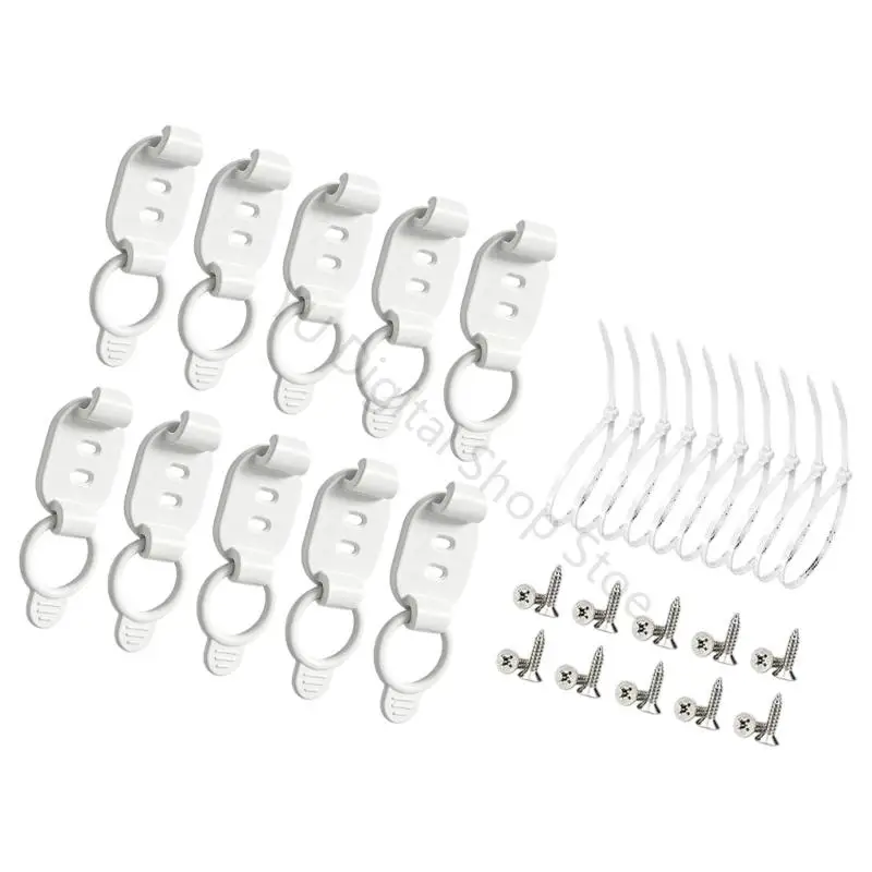 96BA 1 Set Ladekabel-Organizer-Halter mit Stretchband für die Kontrolle über den Schreibtisch – Detail 4