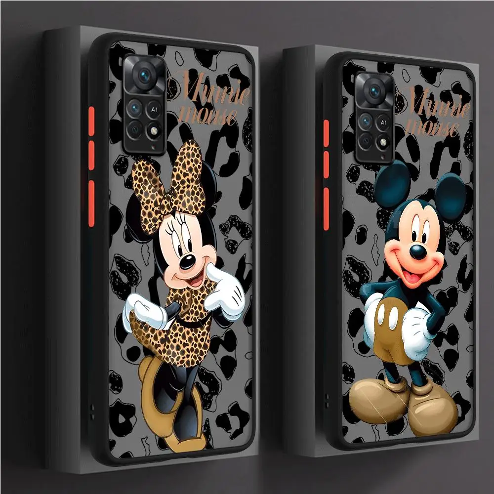 Disney Mickey Minnie Phone Case for Redmi Note 10S 12S 11S 8 7 9 9T 10 Pro 8T 9S 11 Pro 10 12 11 Cover Soft