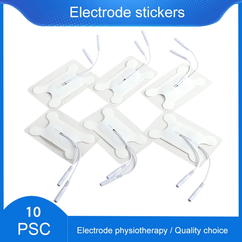 

10Pcs Electrode Pads Physiotherapy Accessories for Tens Acupuncture Digital Therapy Machine Muscle Stimulator Massager Pad