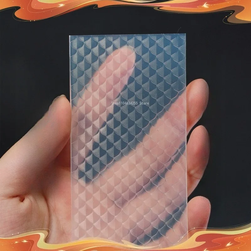 Transparent Silicone Mold Scale Dragon Scales Fish Scales Clay Software Sugar Paste Hand Painted Mold Suitable Both Men Women