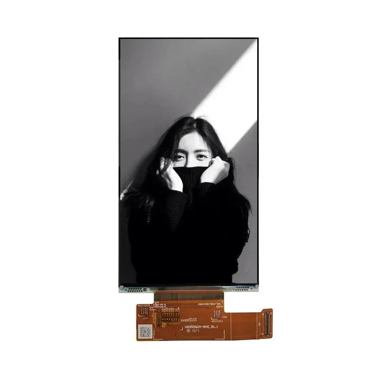 

New BOE VS055QUB-NH1-DQP0 MIPI 4lanes FOG 2160*3840 5.46 5.5 Inch 4K Monochrome LCD Display 60 PIN for 3D Printing Device