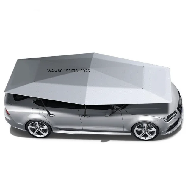 

Breathability Car Coat Folding Mobile Car Canopy Car Smart Sunshade