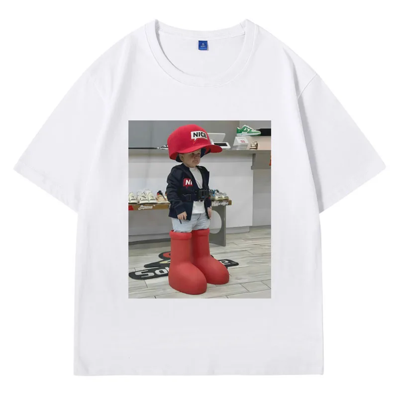 Funny Hasbulla Magomedov Hypebeast Meme Portrait T Shirt Men Women Casual Cotton Short Sleeve T-shirt Oversized Tee Shirts Male