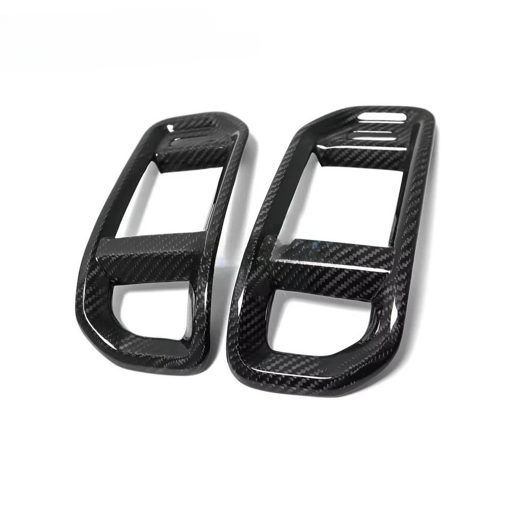 

For Dodge Ram 1500 2019-2023 Car Interior Dashboard Side Air Vent Frame Cover Accessories Carbon Fiber Sticker Trim Kitcustom