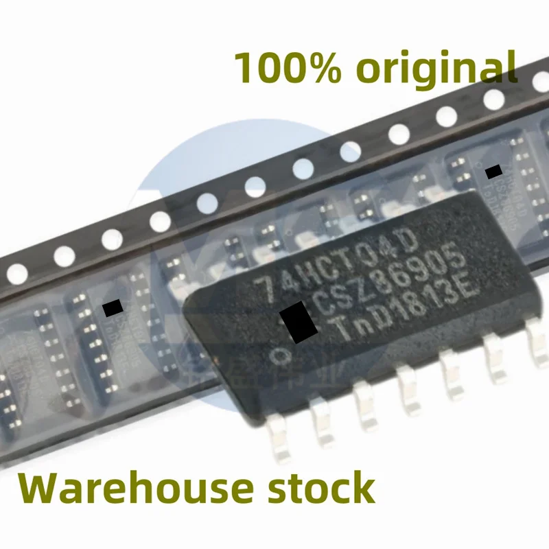 20PCS 100% new 74HCT04D, 653 74HCT04D SMT SOIC-14 hexagonal inverter logic IC chip spot direct sale