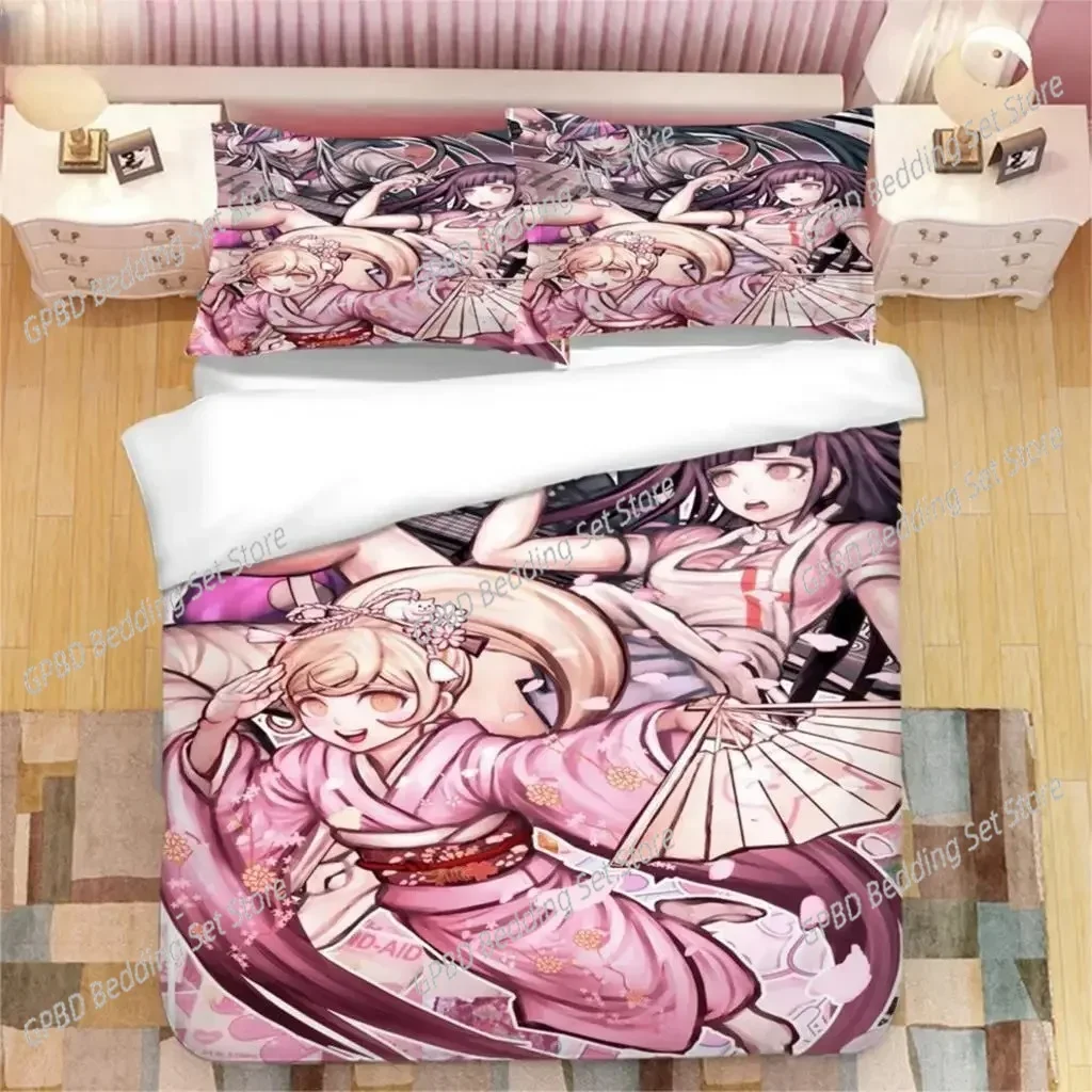 

Fashion Game Anime Hiyoko X Ibuki 3D NEW Duvet Cover Pillowcase Bedding Set Adult Boy Girl Bedroom Children Single Double Large