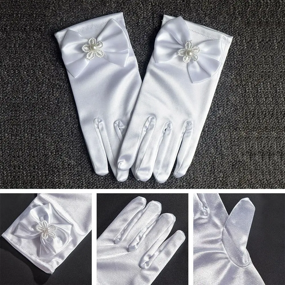 Fotografia 4: Vestido de princesa, acessórios de saia, luvas de palco, luvas completas, casamento, flor, menina, luvas de princesa