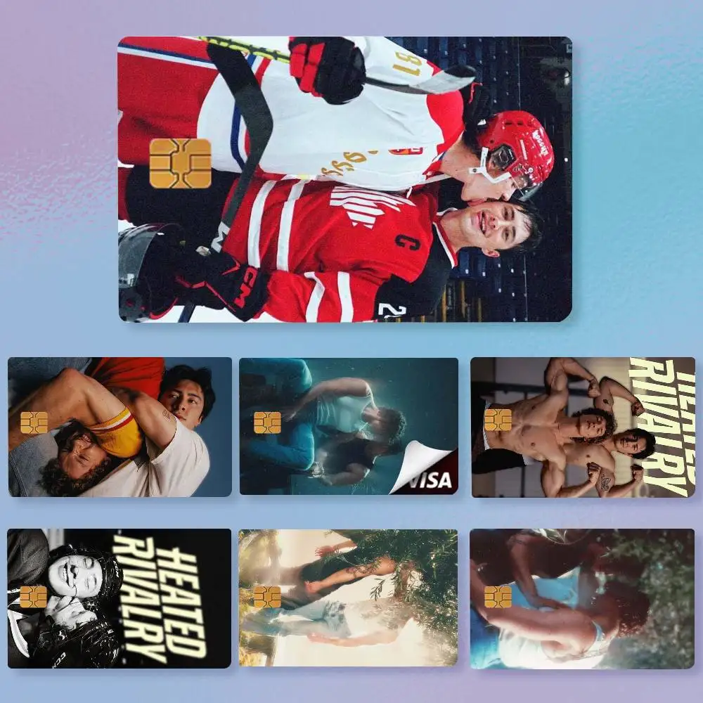 Heated Rivalry Shane Hollander Ilya Rozanov  Credit Card HD Stickers Easy to replace, change card style anytime as you like