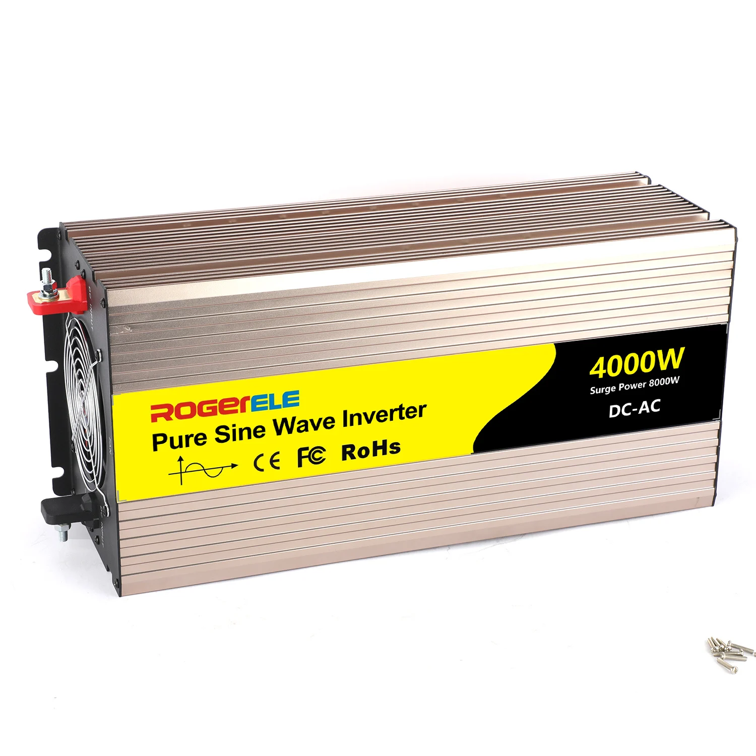 

4000W/4kw 4000 Watt 12V/24V/48V DC To AC 110V/220V Pure Sine Wave Solar Power Inverter