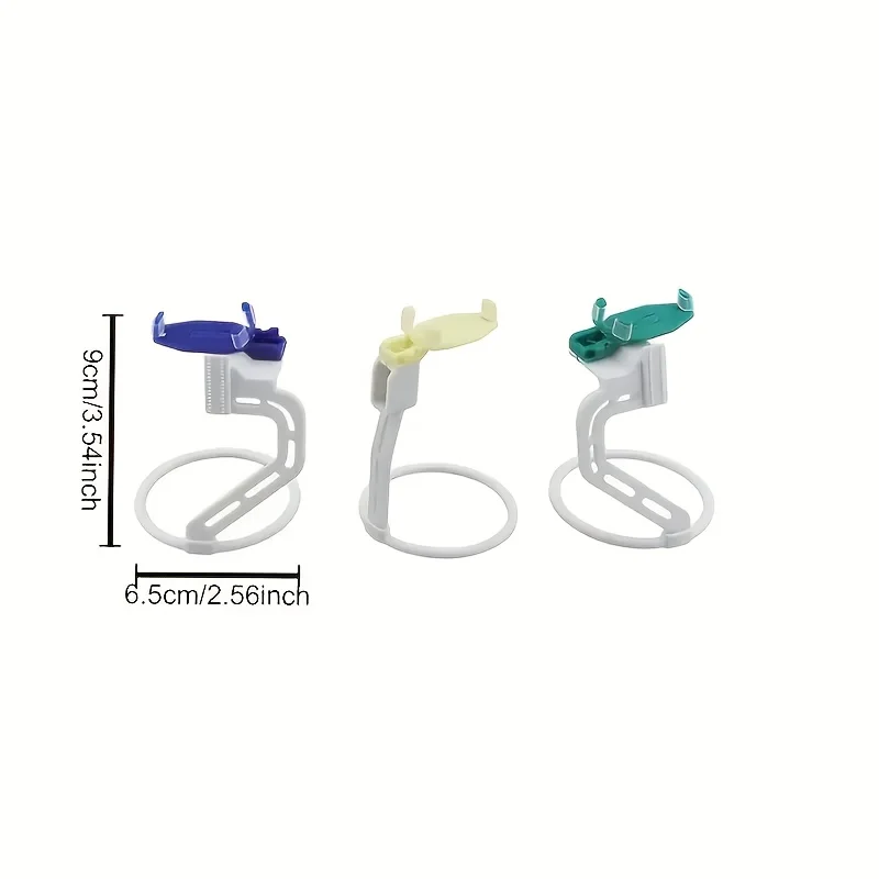 3Pcs/Set Dental X-Ray Sensor Positioner Holder 3 Colors Dentist Portable Plastic Positioning Tools
