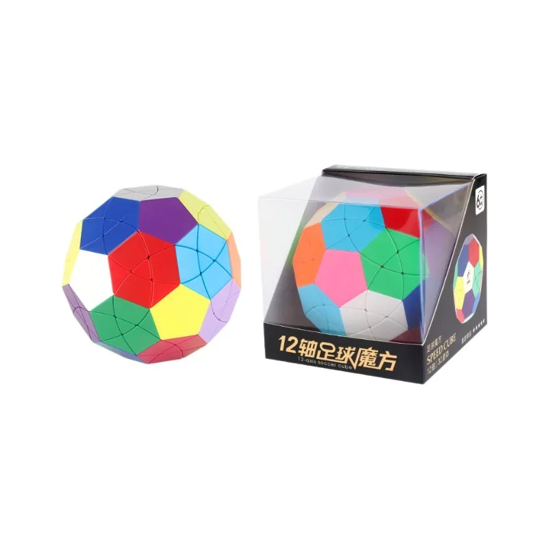 Yuxin Huanglong Twelve Axis Football Megaminx Special-shaped Magic Speed Cube Stickerless Antistress Puzzle Children's Gifts