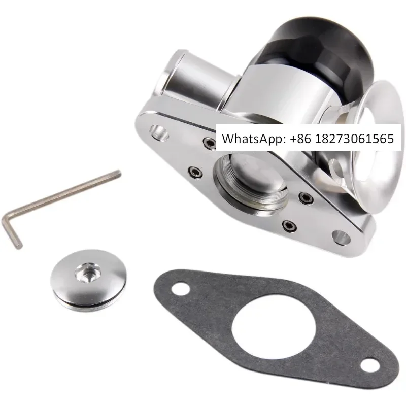 Automotive turbocharger modification with dual port intake pressure relief valve