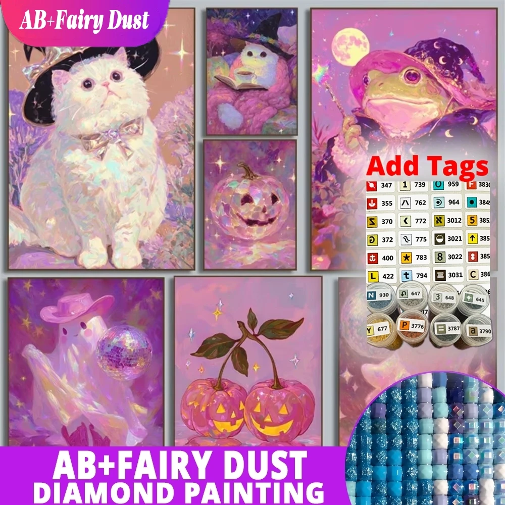 Fairy Dust AB Classic Fantasy Halloween Pet Frog Sparkling Pumpkin ...