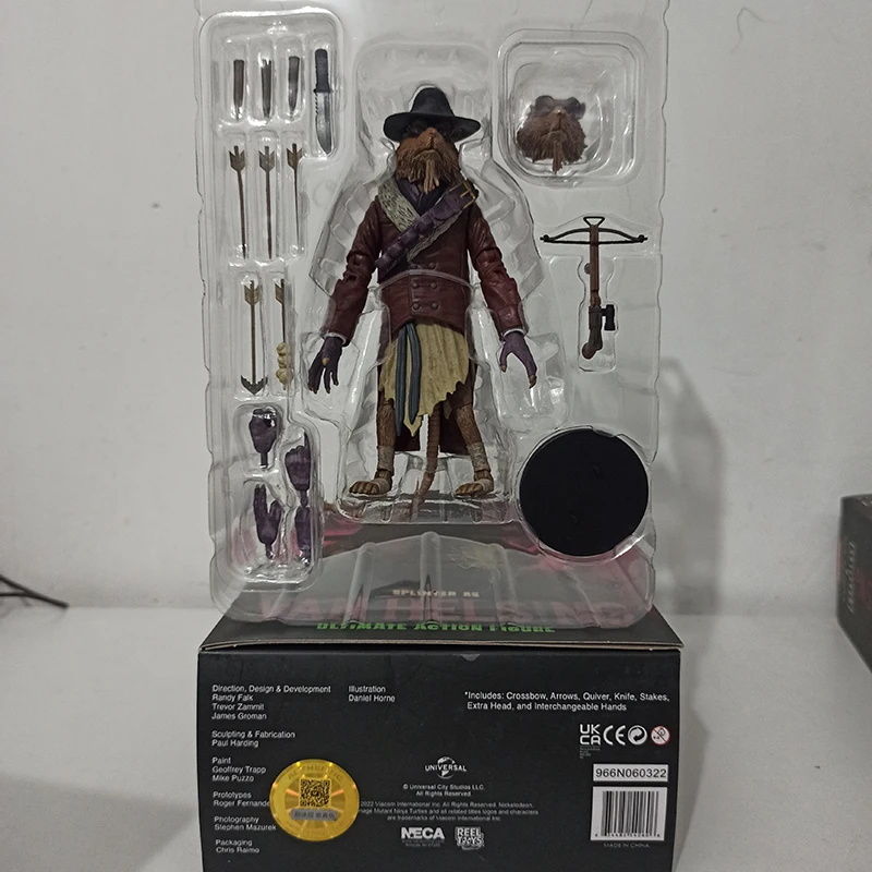 الأصلي NECA المنشقة كما فان Helsing الشكل ليوناردو Hunchback Ooze التقطيع السلاحف أبريل أونيل كيسي جونز ألعاب شخصيات الحركة #4
