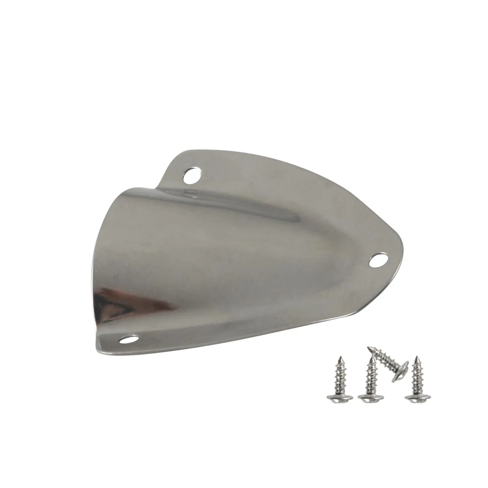 Stainless Clam Shell to Install Accessory Outlet Replacement Stainless Steel Cable Cover for Boat Outdoor Application