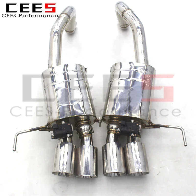 CEES Axle Exhaust Performance Valvetronic for Chevrolet Corvette C7 6.2L 2014-2019 Stainless Steel Exhaust Pipe Muffler System