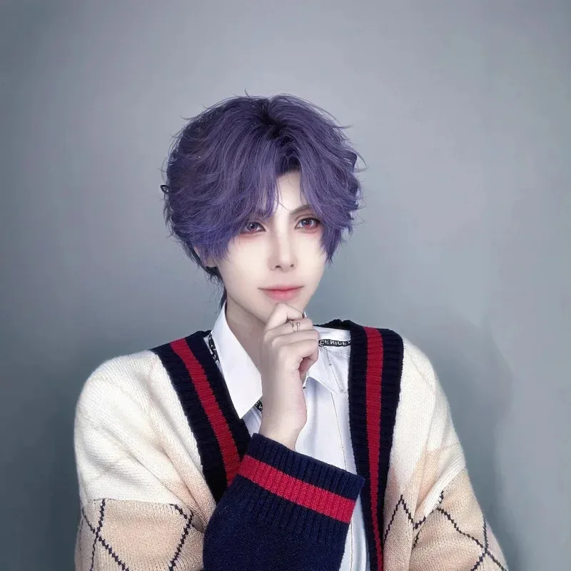 

aa69Cosplay Game Love And Deepspace Rafayel Косплей Костюм для взрослых унисекс Qiyu свитер асимметричный кардиган теплое пальто одежда