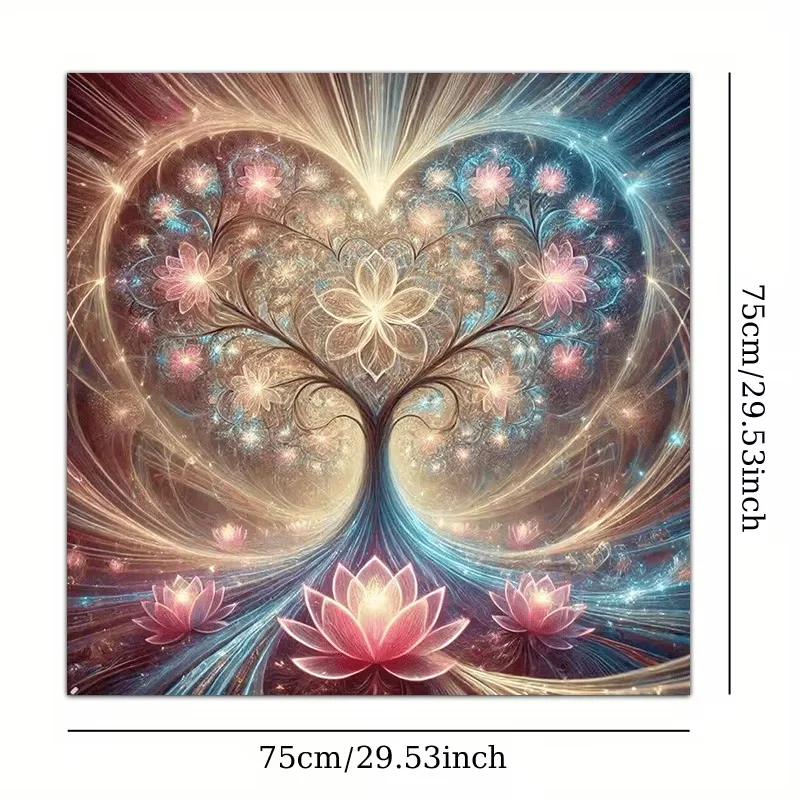 مفرش طاولة التارو على شكل قلب من VIKAMA - نمط مربع، مناسب كديكور مذبح لعرافة التارو