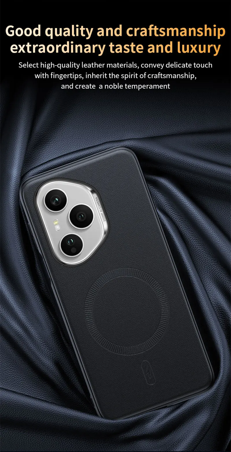 Für Honor 400 Pro Hülle Magnetische Leder-Schutzhülle Für Honor 400 Pro Hochwertige Anti-Fingerabdruck Rutschfeste PC+TPU – Detail 8