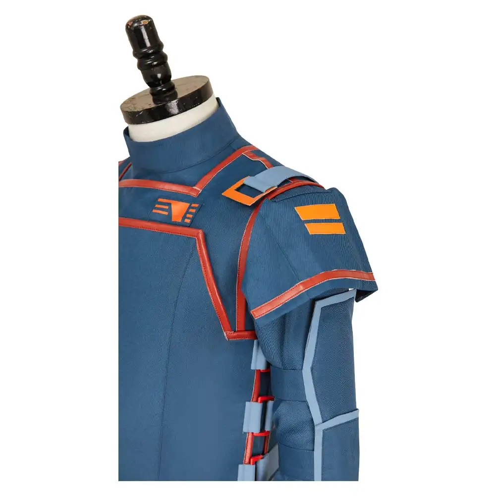 Syril Karn Cosplay Andor 2 성인 남성을위한 의상 변장 유니폼 모자 롤 플레잉 판타지아 의상 할로윈 카니발 의류