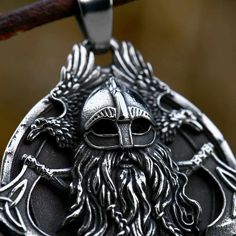 BEIER Viking Wicca man Valknut Hammer Of Thor 24Norse Runes Irish Knot Mjolnir Statement woman Necklace Pendants BP8-375