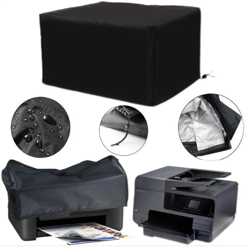 Office Printer Waterproof Dustproof Cover Protective Compatible Canon Epson UV Protection Durable Oxford Cloth Protector