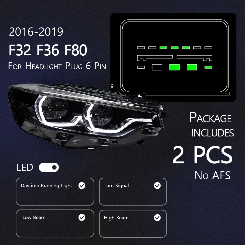 TYPY ヘッドランプ BMW F32 F36 M4 F82 LED ヘッドライト 2013-2019