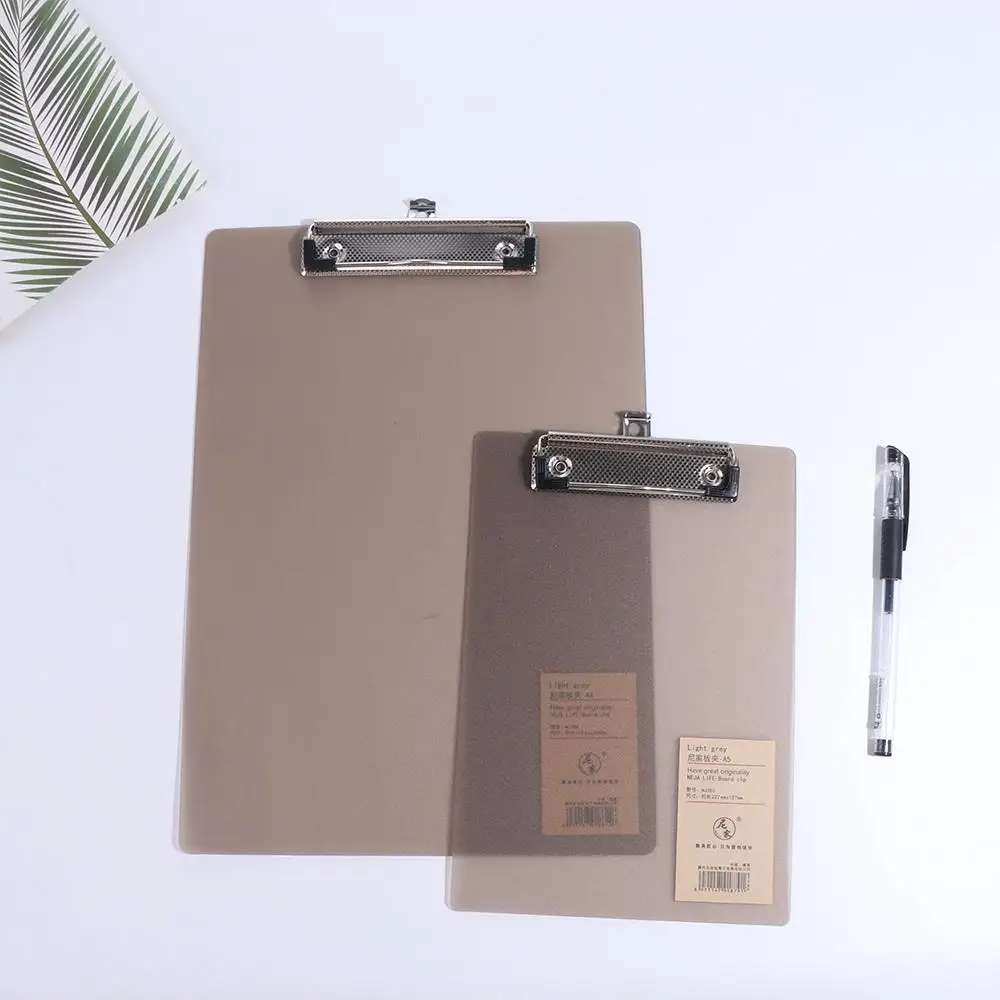 With Low Profile Gold Clip A4 A5 A6 File Folder Writing Sheet Pad Writing Tablet Writing Clipboard Writing Pad Document Folder