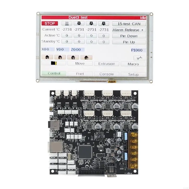 

R58F 3D ПРИНТЕР ПРИНТЕР Клон Дуэт 3 6HC Основная плата контроллера ND 7i Color for Touch