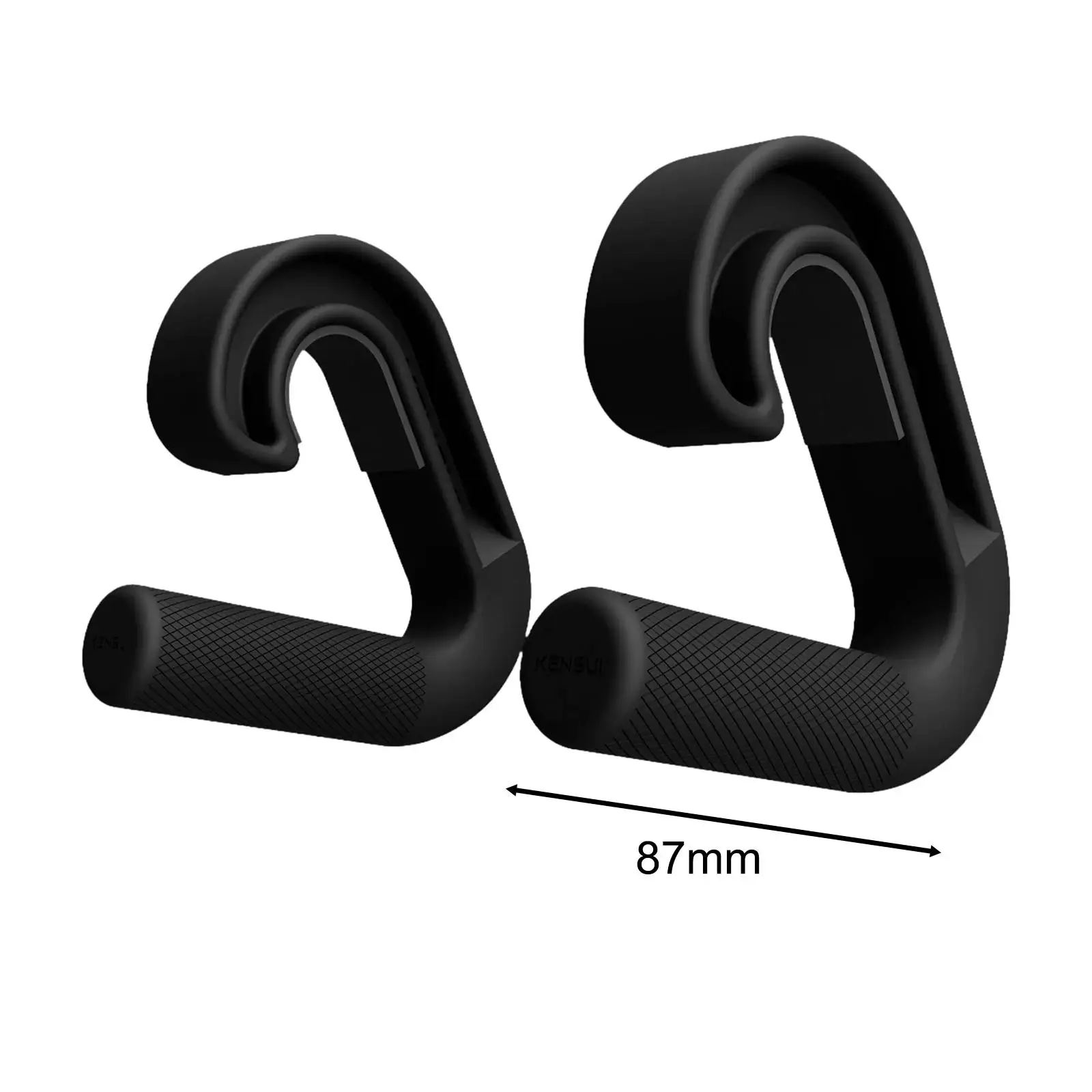 2x Pull up Bar Handles Resistance Band Handles for Home Barbells Fitness