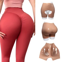 ONEFENG Add 3.5cm Thickness for Honeycomb Breathability Silicone Sexy Buttocks Enhancement Hip Pants for Women Buttocks Cosplay