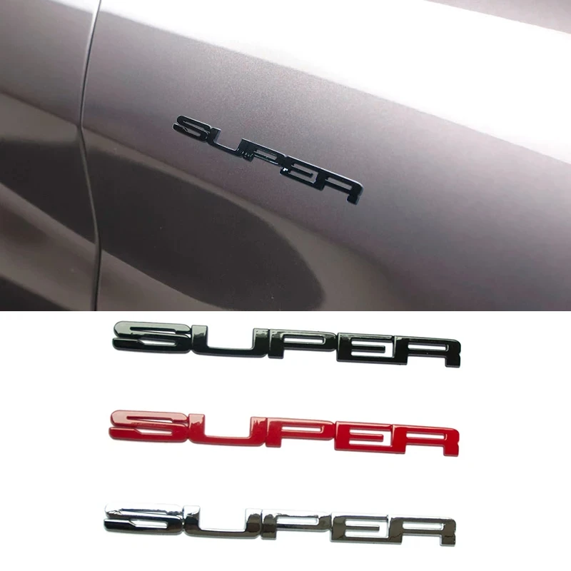 

Значок на крыло, специальная эмблема СУПЕР, автомобильные наклейки для Alfa Romeo Giulia Stelvio Giulietta 159 147 1566, аксессуары для внешней отделки