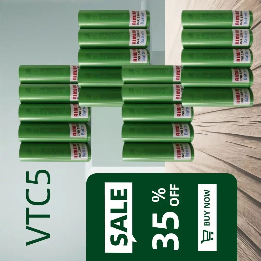 

100% brand new VTC5 3.7V battery 2600mah Lithium Rechargeable 18650 Battery 30A Discharge for All Kinds of Electroni