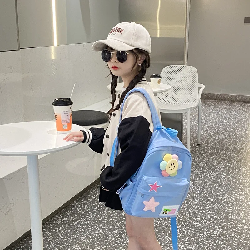 Kids Backpack Women Flower Kindergarten Backpack Travel Backpack Mother Kids Bags for Girl School Bags Mochilas Рюкзак  Женский