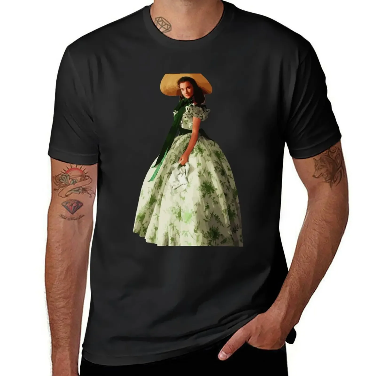 Scarlett O'Hara T-Shirt sublime anime stuff man clothes anime tshirt cotton t shirt men