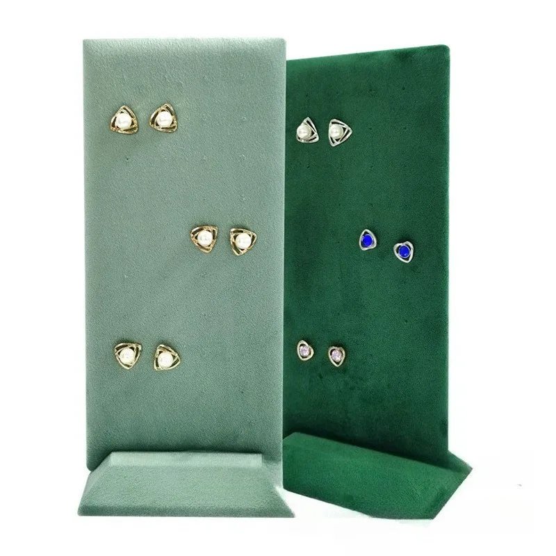 

Velvet Earring Display Stand Mini Earrings Organizer Holder Counter Jewellery Show Holder Creativity Jewellery Storage Rack