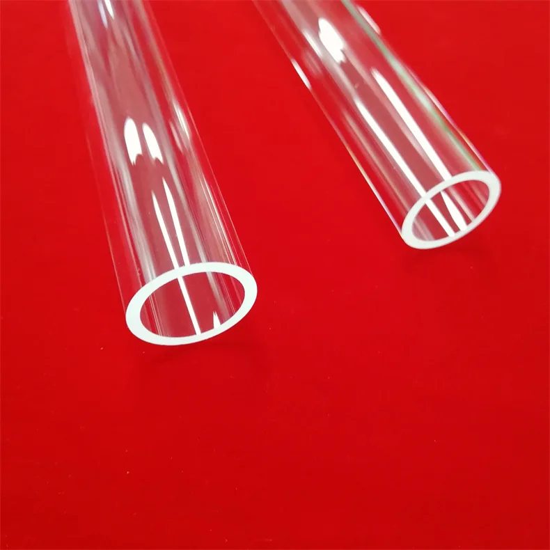 High Temperature Resistant Strongest Quartz Glass Cylinder Pipe UV Fused Silica Transparent Quartz Glass Tube